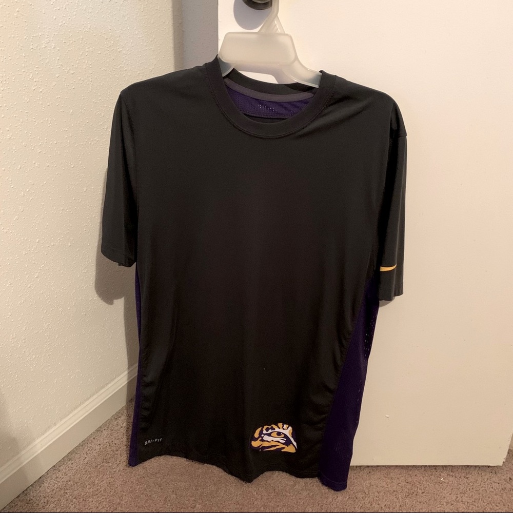 Nike LSU Team Issue Shirt #24 Derek Stingley